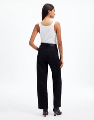 The Tall Perfect Vintage Wide-Leg Jean in Rinse Wash BLACK RINSE WASH