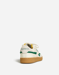 Madewell x Reebok® Unisex Club C Revenge Sneakers CHALK DARK GREEN