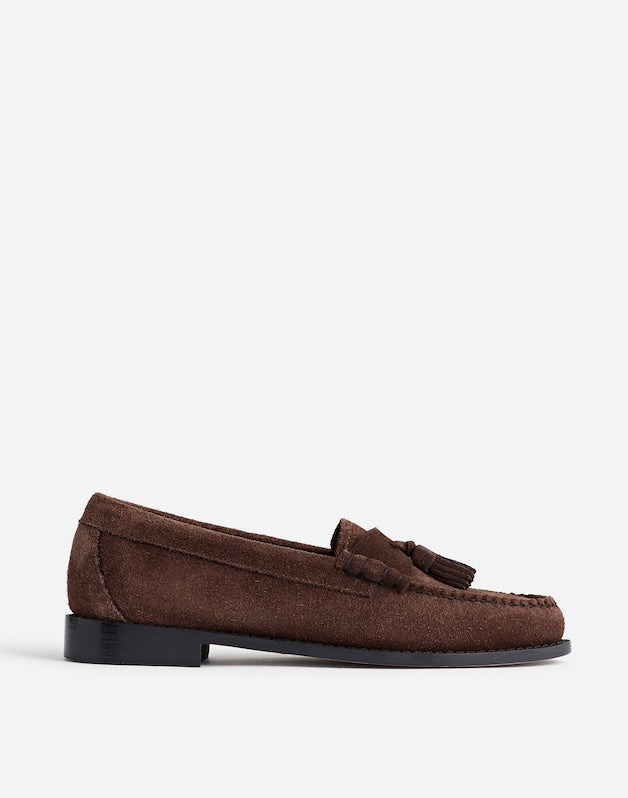 G.H.BASS Layla Weejuns® Loafers in Oiled Suede BROWN