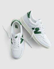 New Balance® T500 Sneakers WHITE DARK ALPINE GREEN
