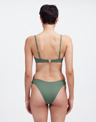 Zulu & Zephyr Eucalyptus Textured Bikini Bottom EUCALYPTUS