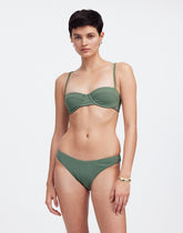 Zulu & Zephyr Eucalyptus Textured Bikini Bottom EUCALYPTUS