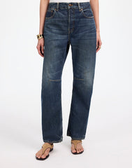 The Tall Darted Barrel-Leg Jean in Danver Wash DANVER WASH