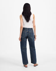The Tall Darted Barrel-Leg Jean in Danver Wash DANVER WASH