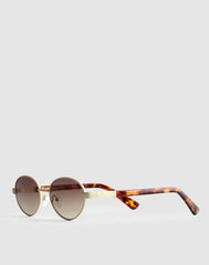 Wire Frame Oval Sunglasses WHITE