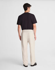 Pleated Poplin Pull-On Pant FORM GREY