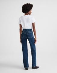 The Petite Wide-Leg Jean in Super Stretch Denim PATTSON WASH