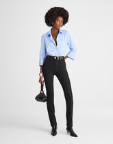 The Pencil Jean in Super Stretch Denim BLACK FROST