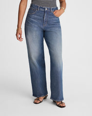 The Tall Curvy Perfect Vintage Wide-Leg Jean HARVEY WASH
