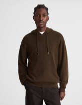 Knit Hoodie DARK MOCHA