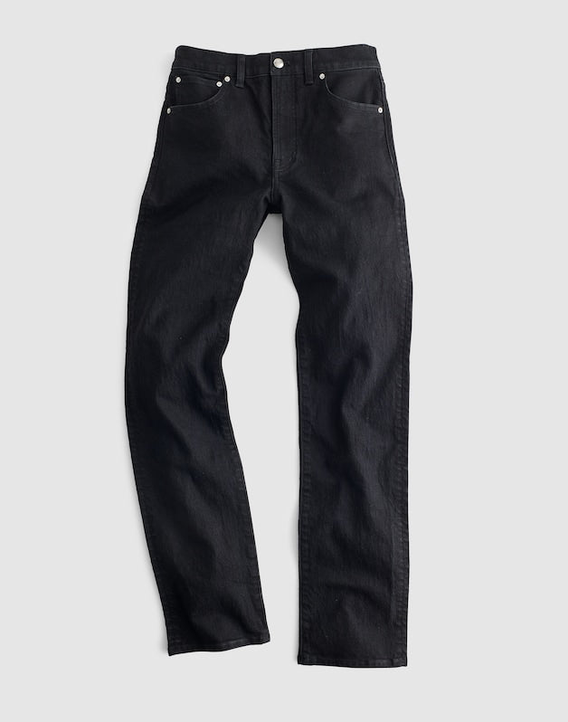 The Plus Longline Straight Jean BLACK FROST