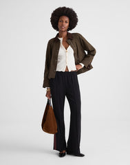 Tall Pull-On Bootcut Track Pant JET BLACK