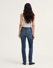 The Pencil Jean in Super Stretch Denim CONCHO WASH