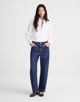 Tall Pieced Barrel-Leg Jeans in McKinney Wash MCKINNEY WASH
