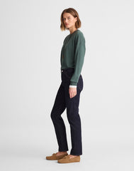 The Tall Jules Slim-Straight Jean in Rinse Wash RINSE WASH