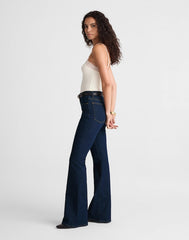 The Stretch Flare Jean in Rinse Wash RINSE WASH