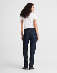The Petite Dean Easy Straight Jean in SoftDrape FOUNDRY WASH