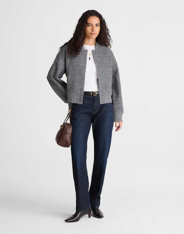 The Petite Dean Easy Straight Jean in SoftDrape FOUNDRY WASH