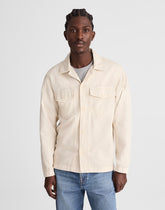 Shirt-Jacket in Uniform Twill IVORY
