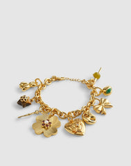 Mariner Link Charm ANTIQUE GOLD