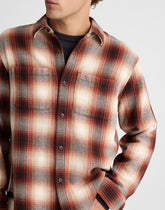 Button-Up Shirt in Midweight Flannel OMBRE PLAID