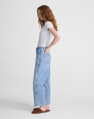 The Tall Darted Utility Barrel-Leg Jean in Faded Horizon FADED HORIZON WASH