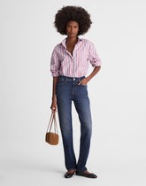 The Tall Longline Straight Jean MIDNIGHT WATERS WASH