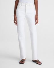 The Longline Straight Jean in Tile White TILE WHITE