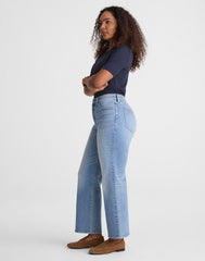 The Short Curvy Perfect Vintage Wide-Leg Crop Jean RAEBROOK WASH