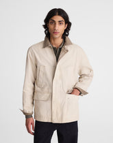 Field Jacket in Cotton Canvas SUNFADED SAGE