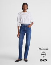 Short Circular Longline Straight Jean STORM CLOUD WASH