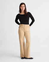 The Short Emmy Wide-Leg Pant FAWN