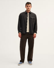 Single-Pocket Shirt in SoftFade Denim DRAUGHTON WASH