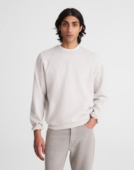 Crewneck Sweatshirt in Loopback Terry HEATHER GREY