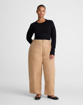 The Plus Barrel-Leg Chino Pant FAWN