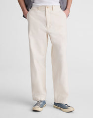 Utility Pant in Cotton-Hemp Canvas NATURAL SEEDED