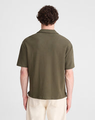 Skipper Polo in Jacquard CAPERS OVERDYE STRIPE