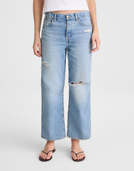 Tall Low-Slung Baggy Crop Jeans LARSON WASH