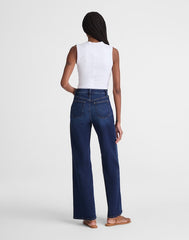 The Tall Wide-Leg Jean in Super Stretch Denim DEEP OCEAN WASH