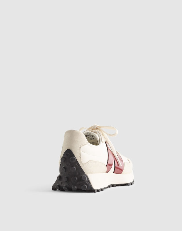 New Balance&reg; Suede 327 Sneakers SEA SALT MONARCH BURGUNDY
