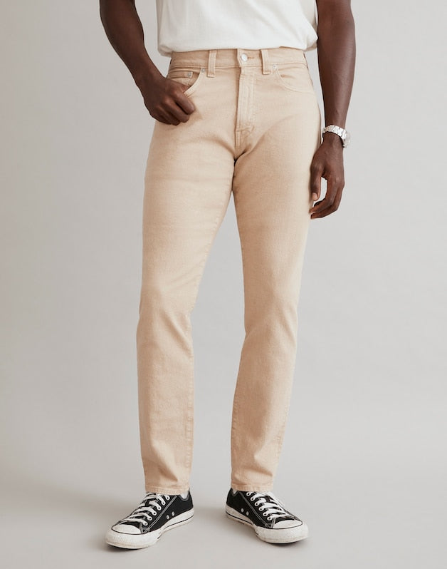 Garment-Dyed Athletic Slim Jeans MATCHSTICK
