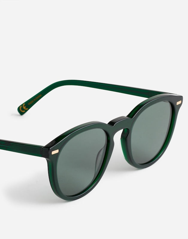 Round Acetate Sunglasses SPRUCE