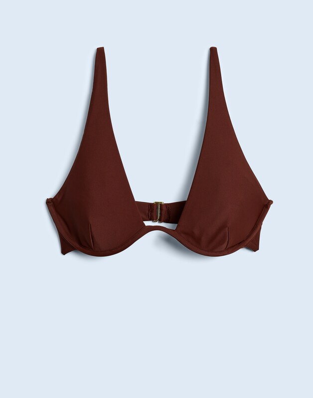 Jade Swim Paloma Bikini Top MOCHA