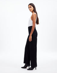 The Petite Perfect Vintage Wide-Leg Jean in Rinse Wash BLACK RINSE WASH