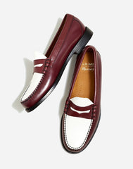 Madewell x G.H.BASS Larson Weejuns&reg; Loafers WINE WHITE