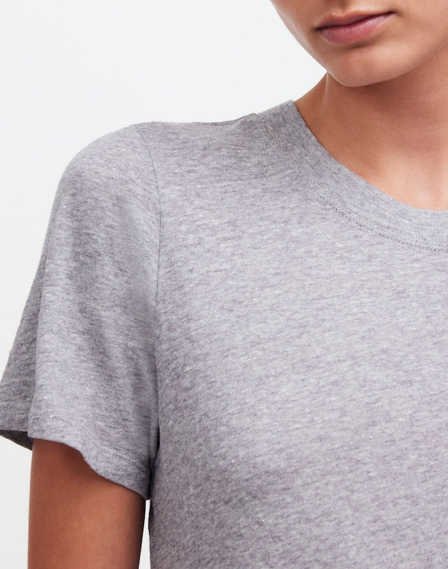 Premium Standard 01. The Heathered Shrunken Tee HTHR GREY