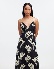 Zulu &amp; Zephyr Palm Linen Dress PALM