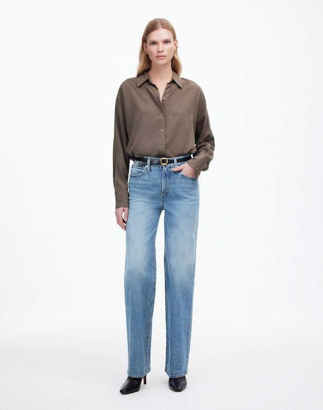The Tall Perfect Vintage Wide-Leg Jean in Enmore Wash ENMORE WASH