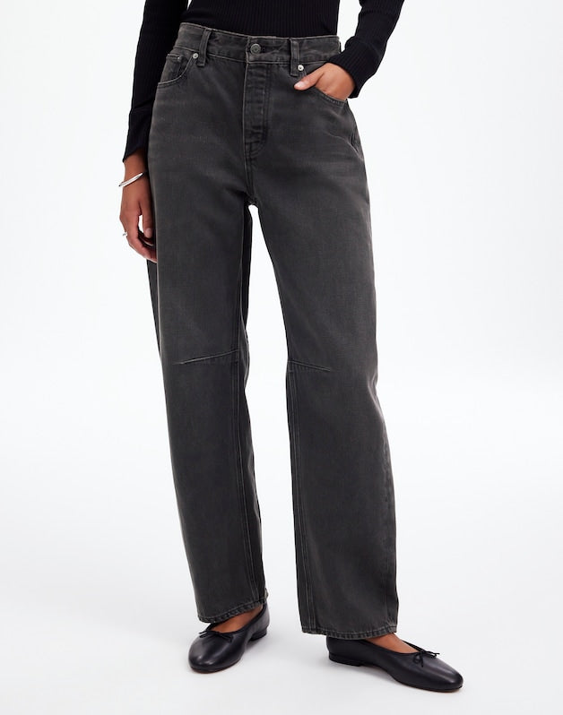 The Darted Barrel-Leg Jean in Olenda Wash OLENDA WASH