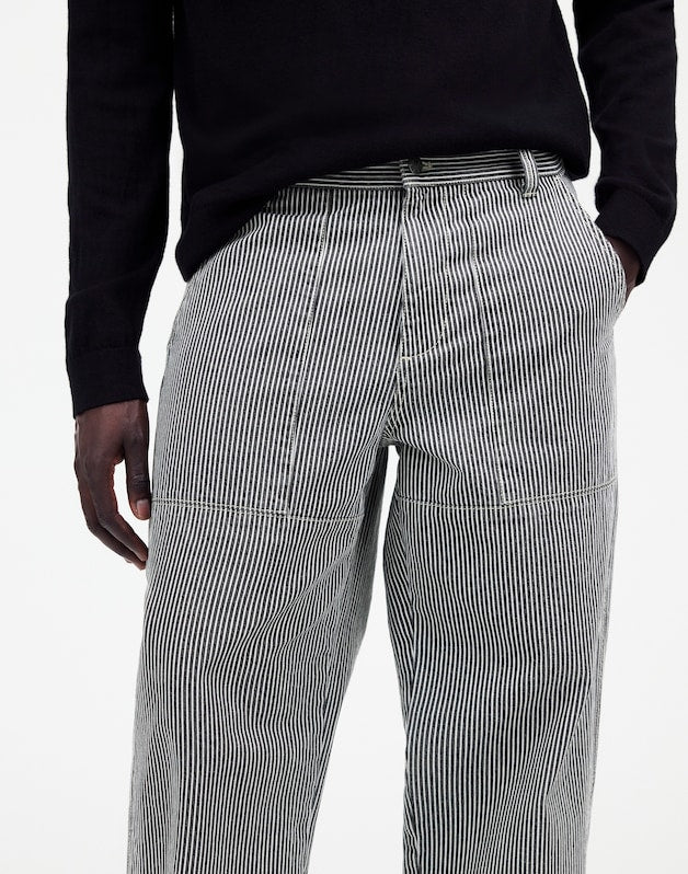 Baggy Surplus Pants in Stripe CULLMAN WASH